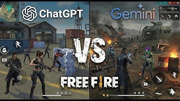 Chat GPT đấu với Gemini trong thử thách tạo ra Free Fire | Gemini đột phá bất ngờ.