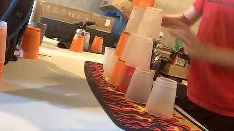 6.33x new record #stacking #skill #talent #fyp #cups #cup #sportstacking