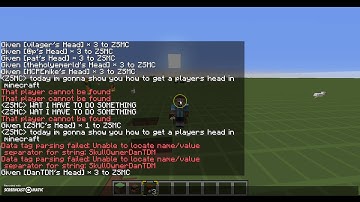 how to get a players is head in mc 1.8.8