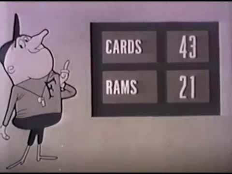 1960 St. Louis Cardinals at Los Angeles Rams Highlights - YouTube