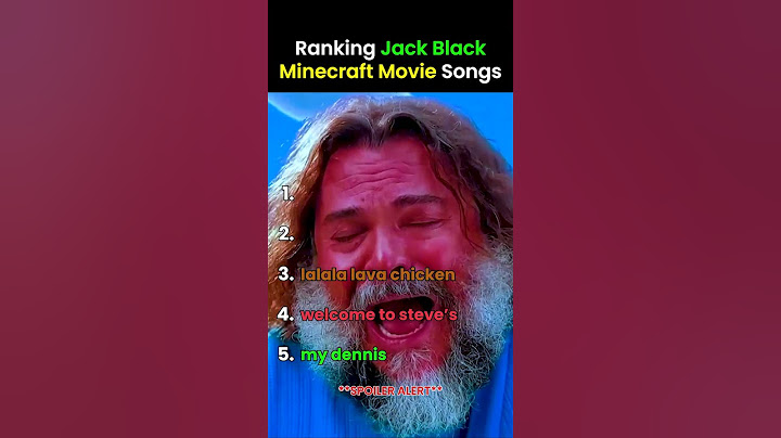 Ranking Best Jack Black Minecraft Movie Songs