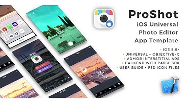 Pro Shot | iOS Universal Photo Editor App Template (Obj-C) | Codecanyon Scripts and Snippets