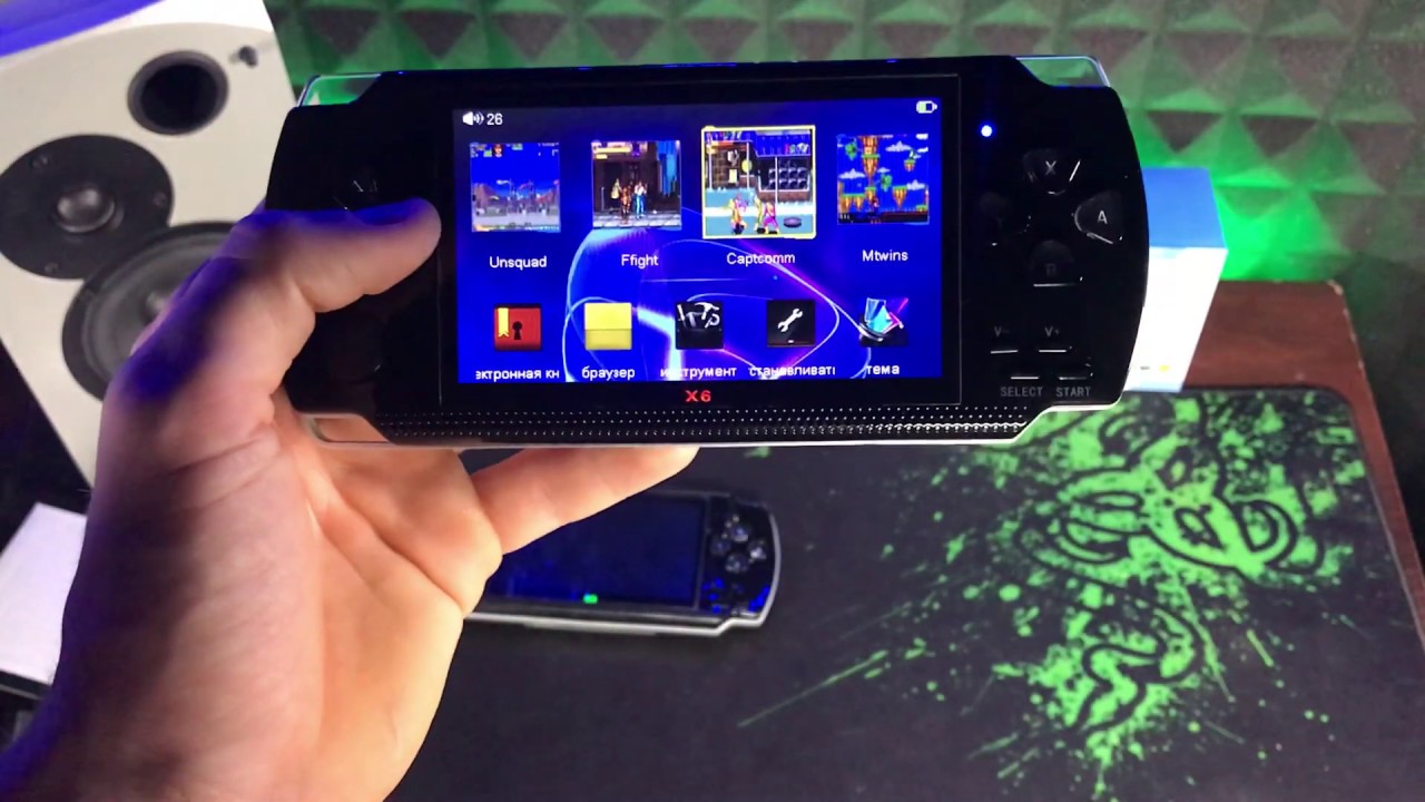Обзор Игровая Приставка Sony PSP X6 С Китая - YouTube