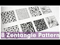 Mr.kidd_8 Zen tangle Patterns 8個禪繞畫基本圖形