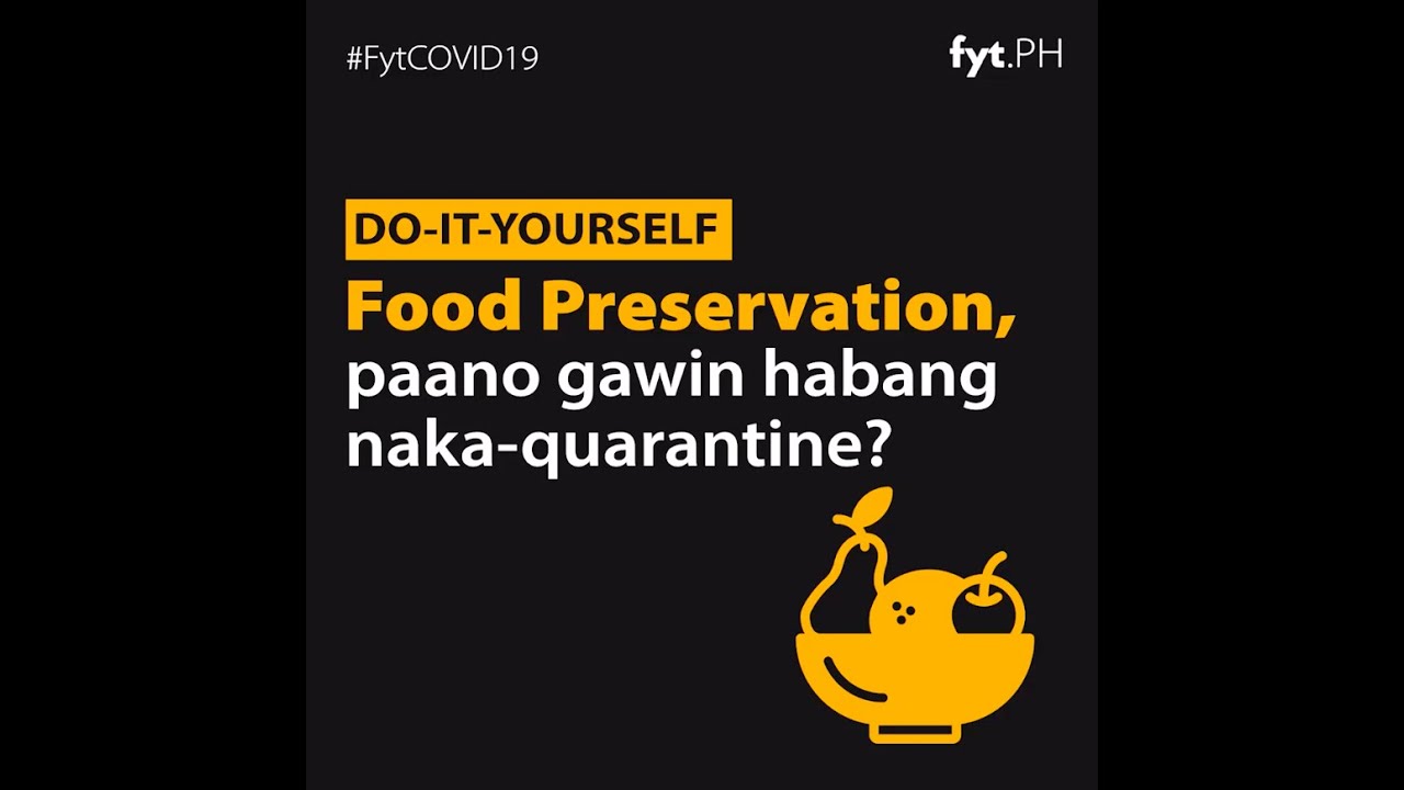 Hot to preserve food during the coronavirus quarantine - YouTube