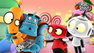 Rob And Friends Find A Stinky Giant On Candy Planet Rob The Robot Preschool Learning