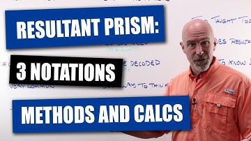 Resultant Prism: Three Notations - Methods and Calculations