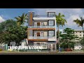 3d walkthrough for residential building designed by studio vastushilp design