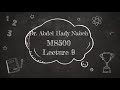 MS500 Lecture 9 - الرياضيات المحاضرة  ٩