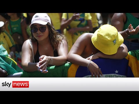 Watch live: Brazil fans await semi-final clash