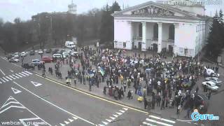 Митинг в Мариуполе за мир в Украине