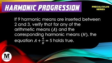 2.6 | Harmonic Mean | Introduction to Harmonic Mean