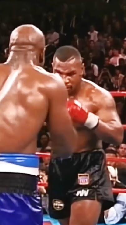 Mike Tyson vs Evander Holyfield 1 1996 #sports #boxing #miketyson #evanderholyfield #knockout