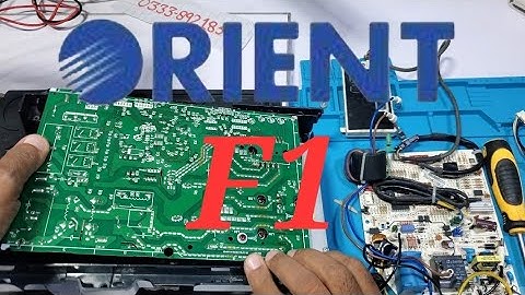 Orient DC inverter AC F1 error code#297