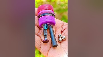 How to make Bottle Cap Powerful Gun #experiment #inventions #lifehacks #fun #creative #howto