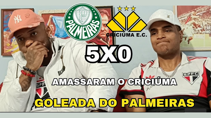REACT PALMEIRAS 5 X 0 CRICIÚMA | GOLEADA DO VERDÃO BRASILEIRÃO 2024