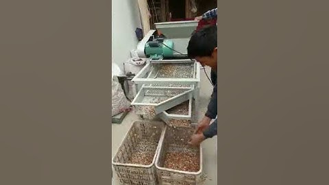 Almond sheller, dry almond shell crush machine