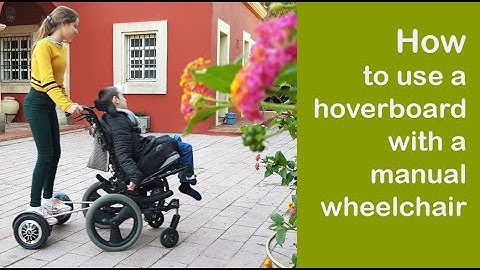 Use wheelchair with a hoverboard