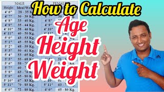 How to Calculate Your Weight ( BMI ) Must Watch | Easy to Learn |