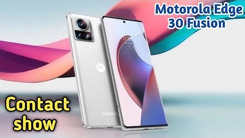 How To Set Photo In Contact In Motorola Edge 30 Fusion,Me Contact Main Photo Kaise Add Kare