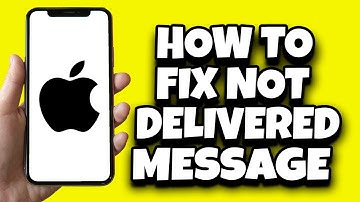 How To Fix Messages Not Delivered In iPhone (2024)