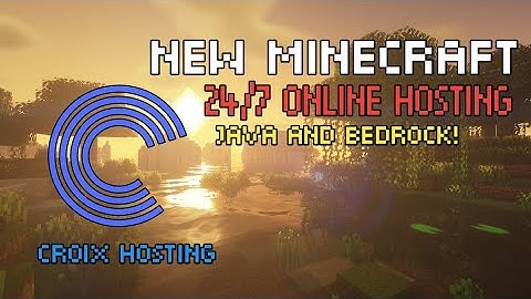 New Free Minecraft Server Hosting! 24/7 Online no Lag Java and Bedrock || Croix Hosting