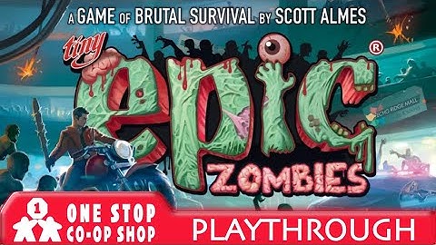 Tiny Epic Zombies | Solo Playthrough | with Jason
