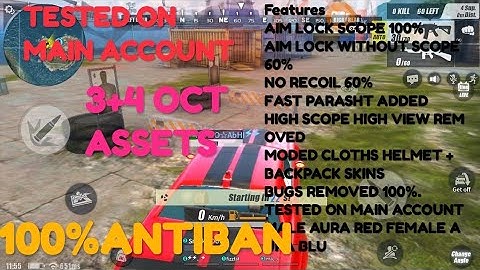 AIMLOCK 100% ON SCOPE + AIMLOCK WITHOUT SCOPE 60%+ NO RECOIL 60%