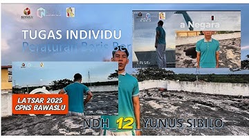 Tugas Individu Gerakan PBB Angkatan XLIII Gelombang 7 | Latsar CPNS Bawaslu 2025 | NDH12_