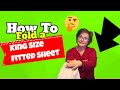 How To Fold A King Size Fitted Sheet With Elastic - How To Fold A King Sized, Fitted Bed Sheet