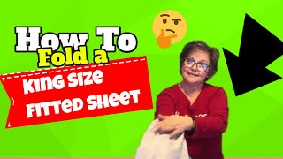 How To Fold A King Size Fitted Sheet With Elastic  How To Fold A King Sized, Fitted Bed Sheet