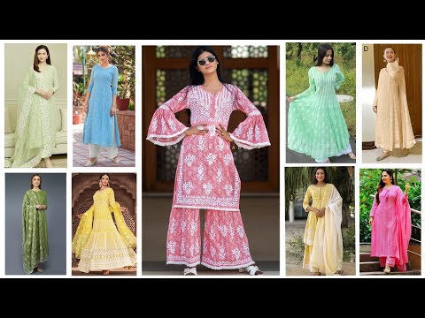 Chikankari Suit Designs | Most Demanding Top Class Chikankari kurti And Dress Collection