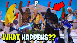 What Happens if ALL Bosses & NPCs Meet in Fortnite Chapter 5! - (Within limits)