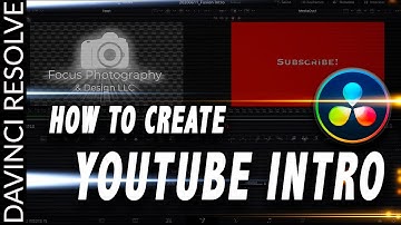 How to Make a YOUTUBE VIDEO INTRO in DaVinci Resolve 16 | Tutorial