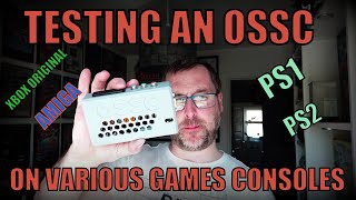 Trying An OSSC Open Scan Convertor On Various Games Consoles Commodore Amiga Ps1