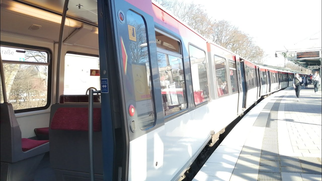 U-Bahn Hamburg Mitfahrt von Wandsbek Gartenstadt bis Kellingshusenstr im DT4.2 Mod auf der U1