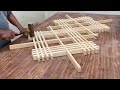 Extremely Bold Woodworking Design - Amazing Living Room Furniture Masterpiece