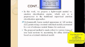 Neutral face classification using personalized appearance mode