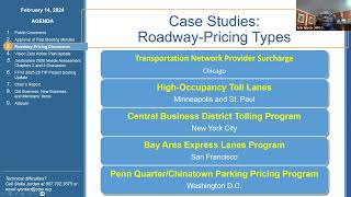 Regional Transportation Advisory Council: February 14, 2024