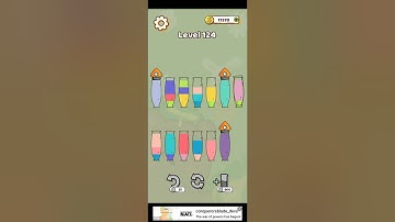 How to complete Drink sort master advance mod Level 124