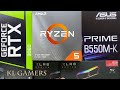 AMD Ryzen 5 3600 ASUS PRIME B550M-K RTX3060 TUF Gaming PC Build Benchmark