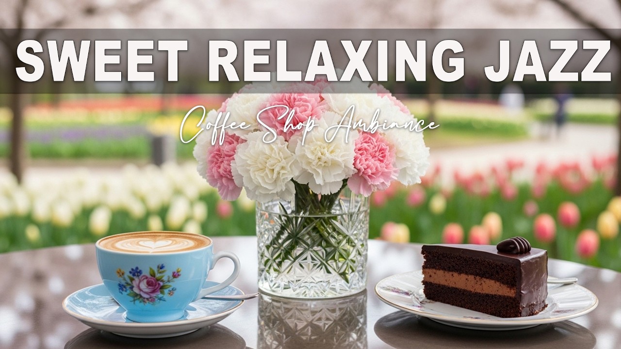 Sweet Relaxing Jazz☕ Bossa Nova Piano - Coffee Shop Ambience for Good Moods.