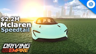 Driving Empire: Mclaren Speedtail Review (Roblox)