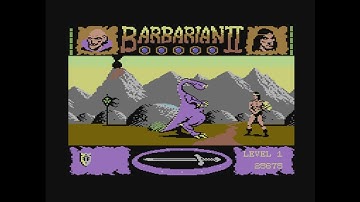 Barbarian II - The Dungeon of Drax (C64 Longplay)