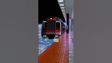 A Subway Train to Moon 🚃  #moon #subway #space #facts #3d #science #mars #shorts #short #shortvideo