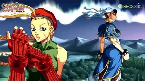 XBLA - SUPER STREET FIGHTER 2 TURBO HD REMIX (UNUSED, with ARCADE BGM) - INTRO