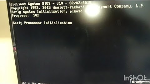 HP ProLiant ML10 v2  Early Processor Initialization SOLVED!