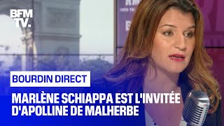 Marlène Schiappa face à Apolline de Malherbe en direct