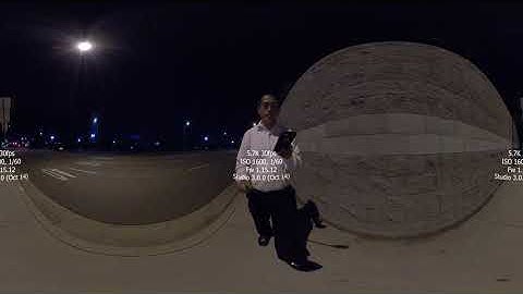 Insta360 ONE X low light sample video: how to avoid blur