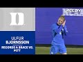 Duke's Ulfur Bjornsson Records A Brace vs. Pitt